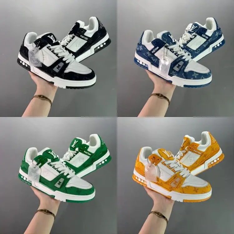 Louis vuitton LV Trainer Footprint Soccer 7452125123