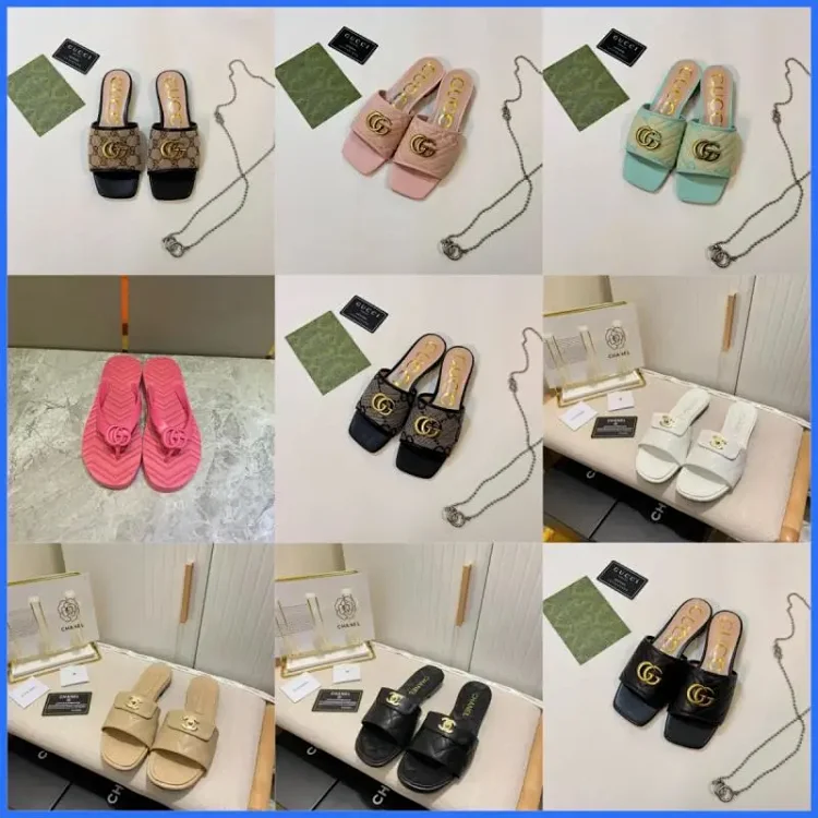 Burberry slippers Chanel Gucci slippers 7453725724