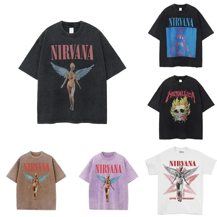 Nirvana T-shirt TEE  ( 22 + styles)  7495281892  