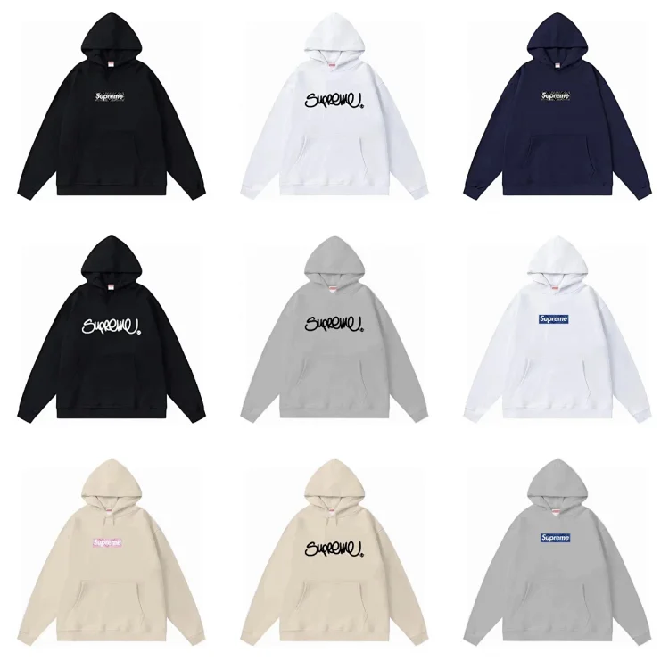 Supreme Lettering print hoodie  7550667299  