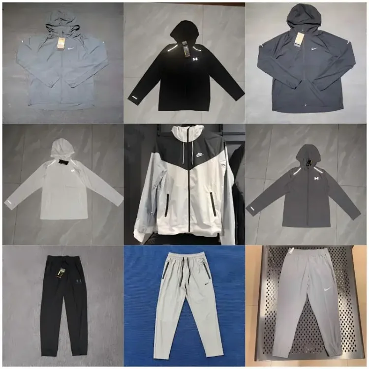 Nike Under Armour Reflective Running Tracksuit Jacket Pants  7558456590  